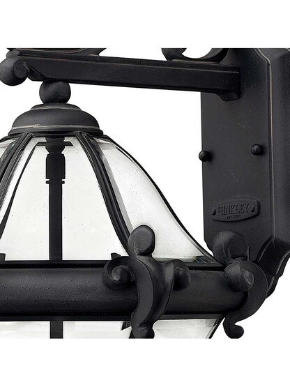 Alternate View 3 of San Clemente 3 Light Exterior Sconce In Museum Black