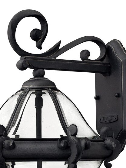 San Clemente 3 Light Exterior Sconce in Museum Black