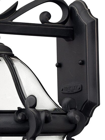 San Clemente 3 Light Exterior Sconce in Museum Black