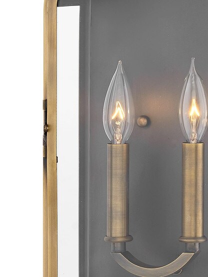 Rowley 2-Light Outdoor 18-Inch Wall Mount