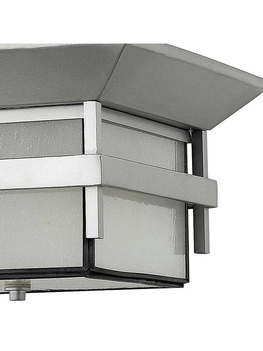 Alternate View 3 of Harbor Exterior Flush-Mount Porch Light.