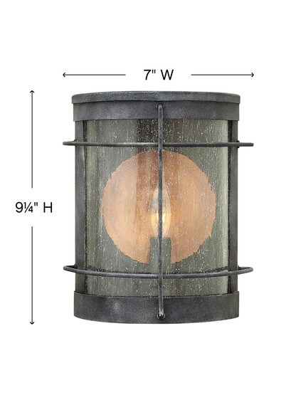 Newport 1-Light Exterior Wall Sconce