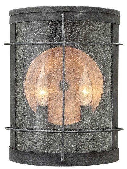 Newport 2-Light Exterior Wall Sconce.