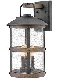 Lakehouse Large Outdoor 3-Light Wall Mount