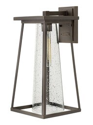 Burke 1 Light Large Wall Mount Lantern in Oil Rubbed Bronze