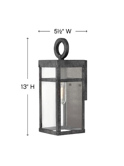 Porter 1 Light Extra Small Wall Mount Lantern