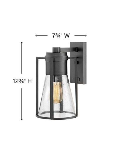 Alternate View of Refinery Medium 1-Light Wall Mount.