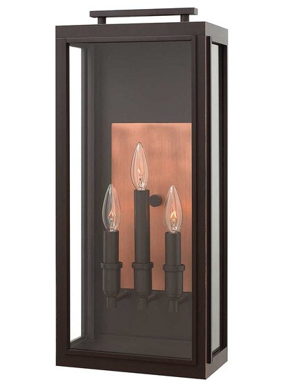Sutcliffe 3-Light Exterior Wall Sconce.