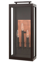 Sutcliffe 3-Light Exterior Wall Sconce