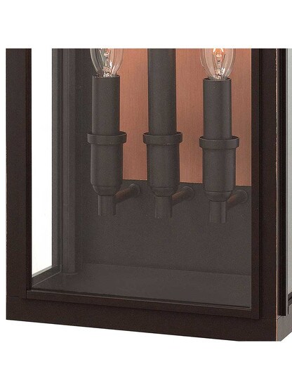 Alternate View 2 of Sutcliffe 3-Light Exterior Wall Sconce.