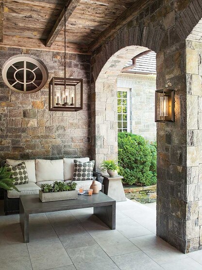 Alternate View 2 of Rhodes 4 Light Pendant-Chandelier.
