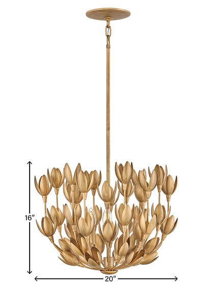 Flora 3 Light Convertible Pendant