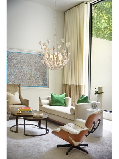 Flora 6 Light Medium Chandelier