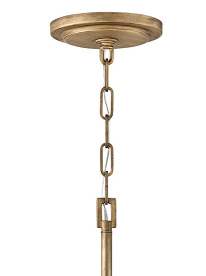 Roca 5 Light Medium Drum Chandelier in Burnished Gold