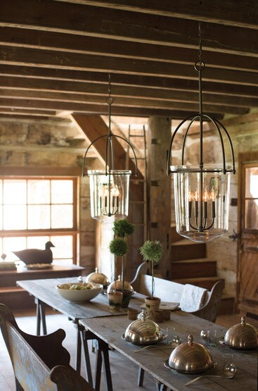 Alternate View of Clancy Large Pendant.