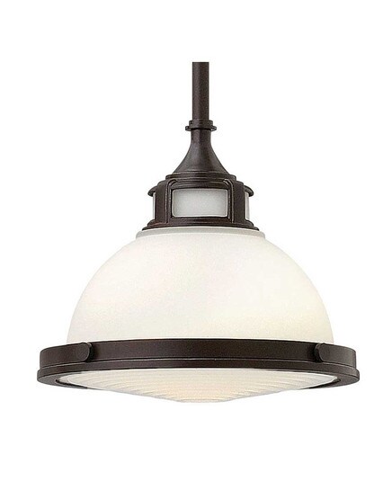 Alternate View 2 of Amelia Stem Pendant With Etched Opal Glass Shade
