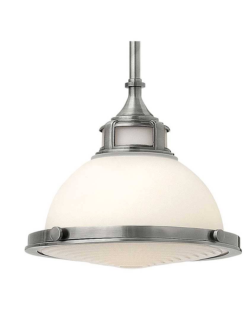 Alternate View 3 of Amelia Stem Pendant With Etched Opal Glass Shade