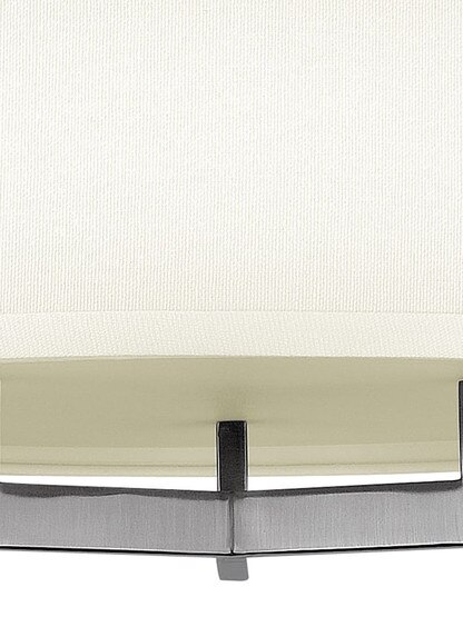 Hampton Small Close Ceiling Light With Linen Drum Shade