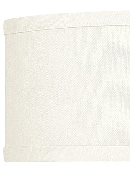 Hampton Double Sconce With Linen Drum Shade