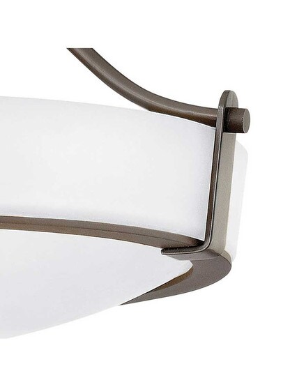 Alternate View 5 of Hathaway 3 Light Semi-Flush Ceiling Light