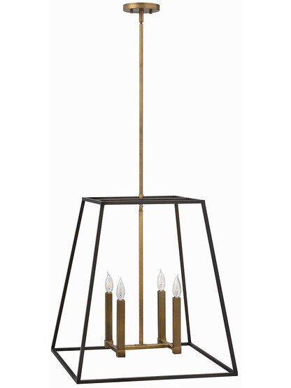 Fulton 22 inch Pendant in Bronze.