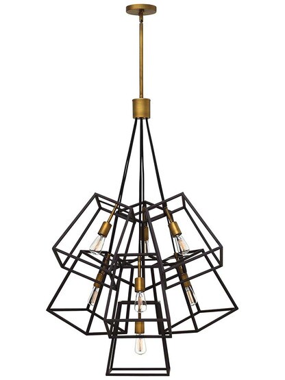 Fulton 7-Light Chandelier in Bronze.