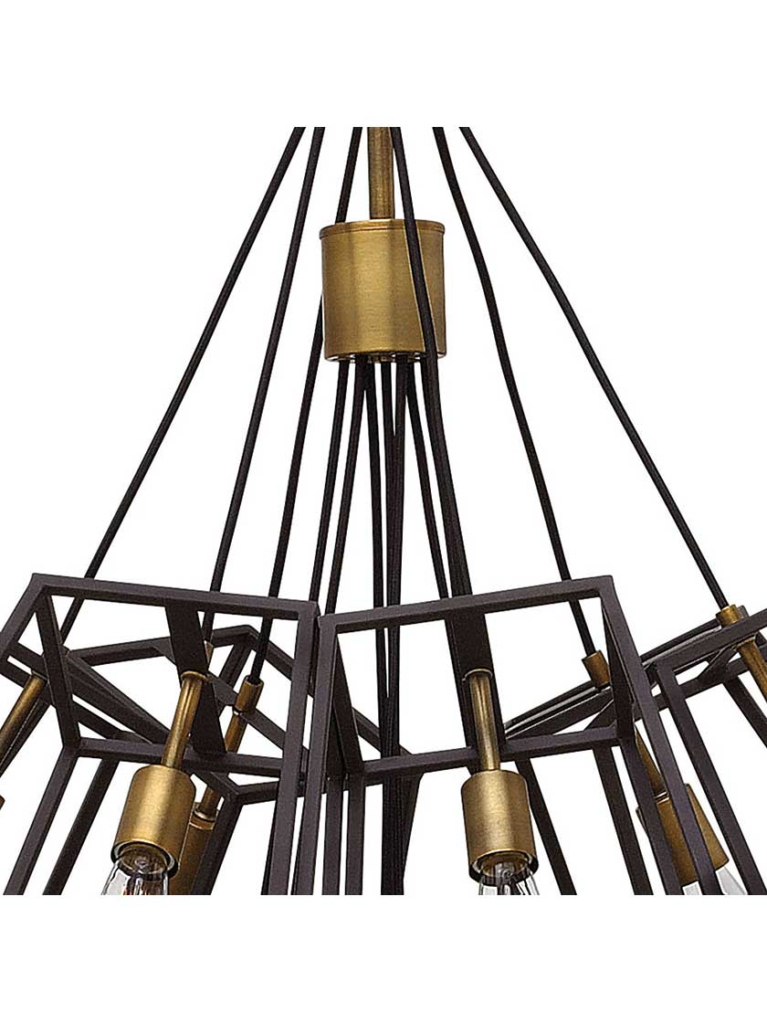 Alternate View of Fulton 13-Light Chandelier.