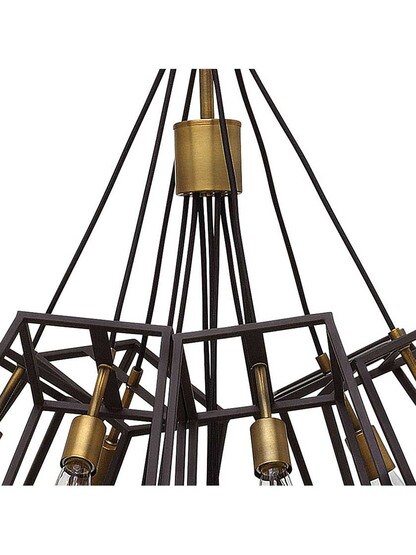 Alternate View of Fulton 13-Light Chandelier.