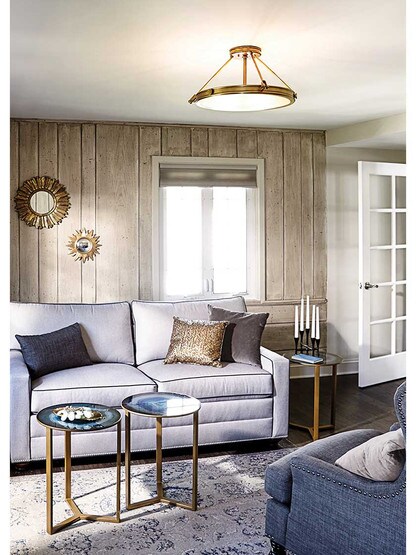 Alternate View of Collier 4-Light Semi-Flush Ceiling Light.