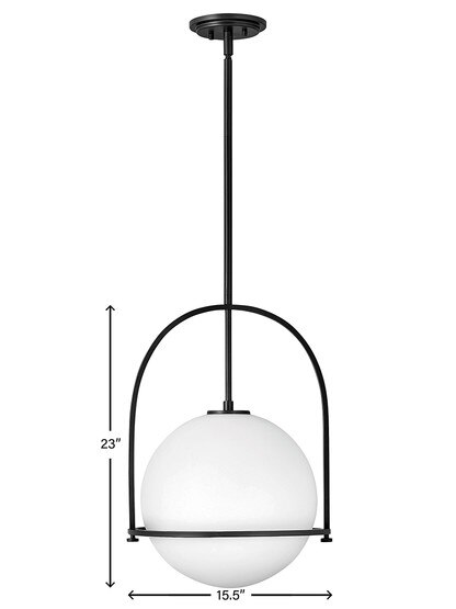 Somerset 1 Light Large Pendant