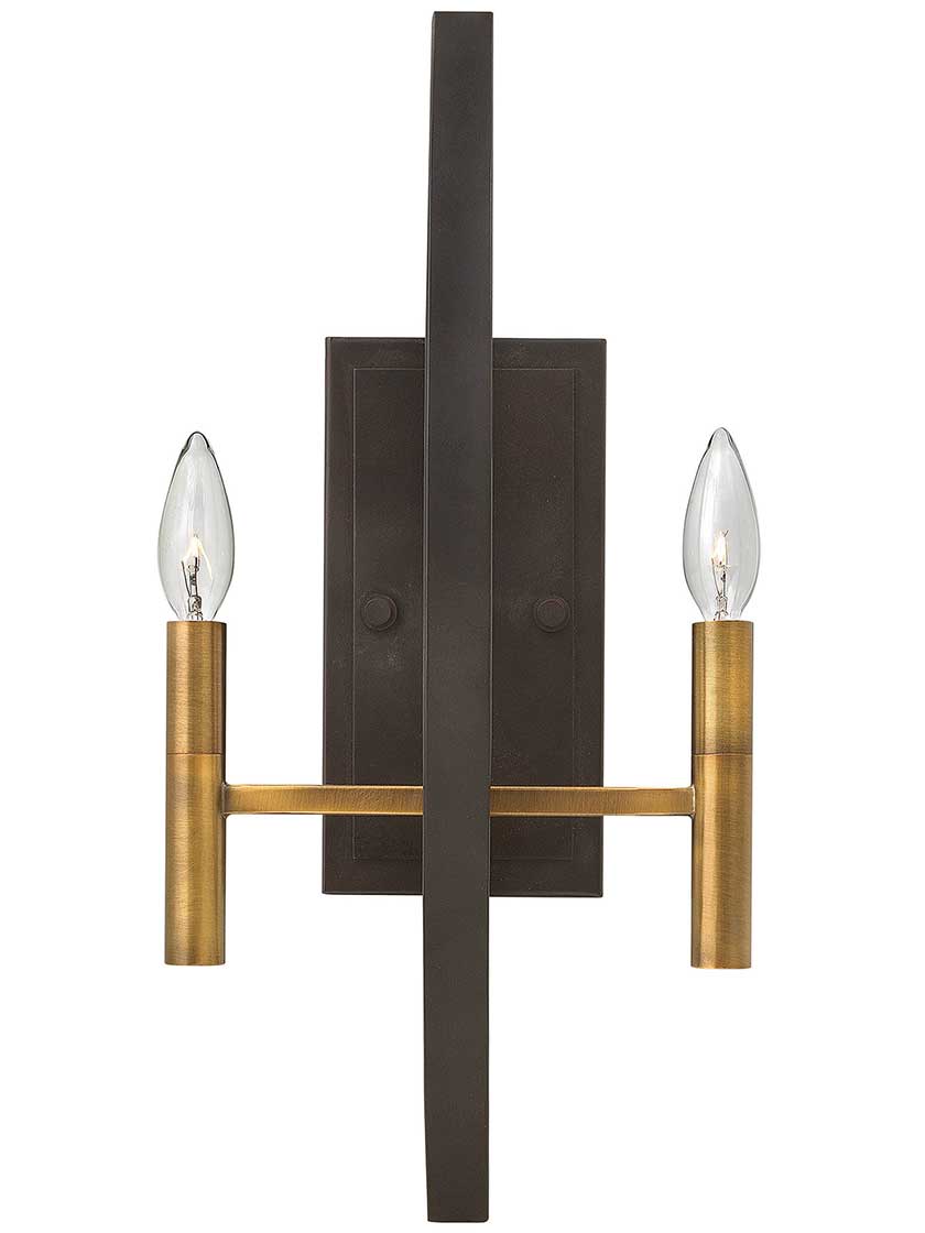Alternate View of Euclid 2-Light Wall Sconce.