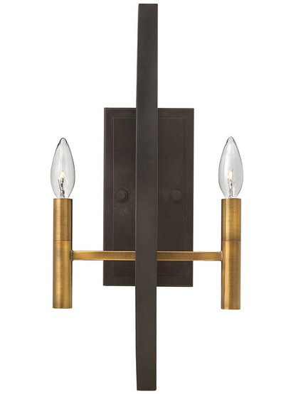 Alternate View of Euclid 2-Light Wall Sconce.