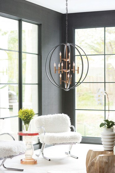 Alternate View of Euclid 12-Light Pendant.