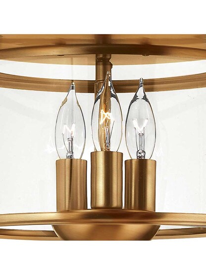 Alternate View of Gentry Flush Mount Ceiling Light With 3 Lights.