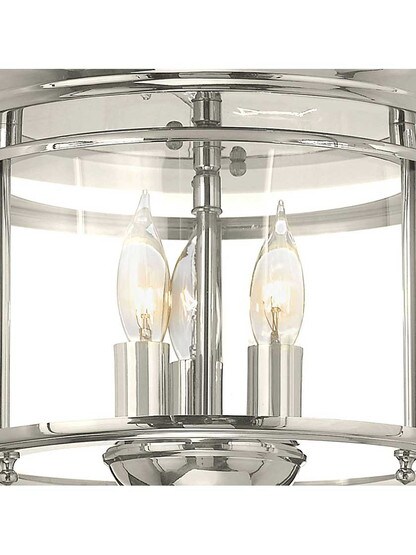 Alternate View 3 of Gentry Flush Mount Ceiling Light With 3 Lights.