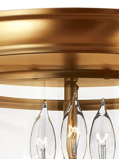Gentry Flush Mount Ceiling Light With 3 Lights