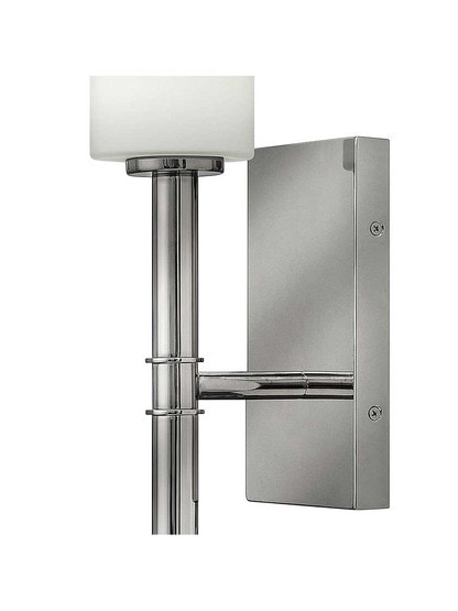 Alternate View of Margeaux Single Sconce With Etched Opal Glass Shade