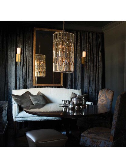 Alternate View 4 of Margeaux Single Sconce With Etched Opal Glass Shade