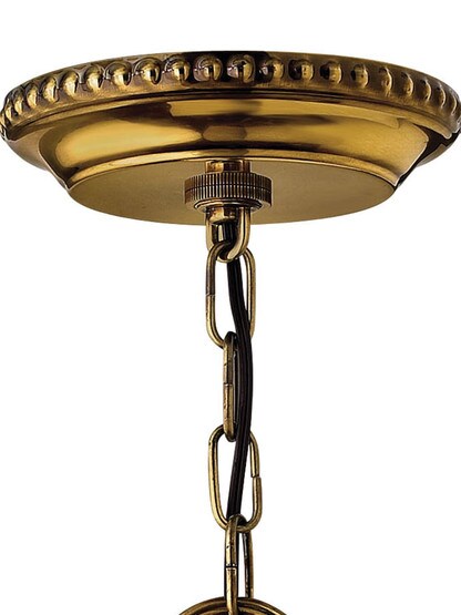 Cambridge Large 3 Light Pendant With Ribbed Glass Shade