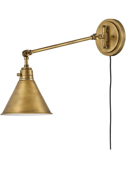 Alternate View of Arti Adjustable Arm 1-Light Sconce.
