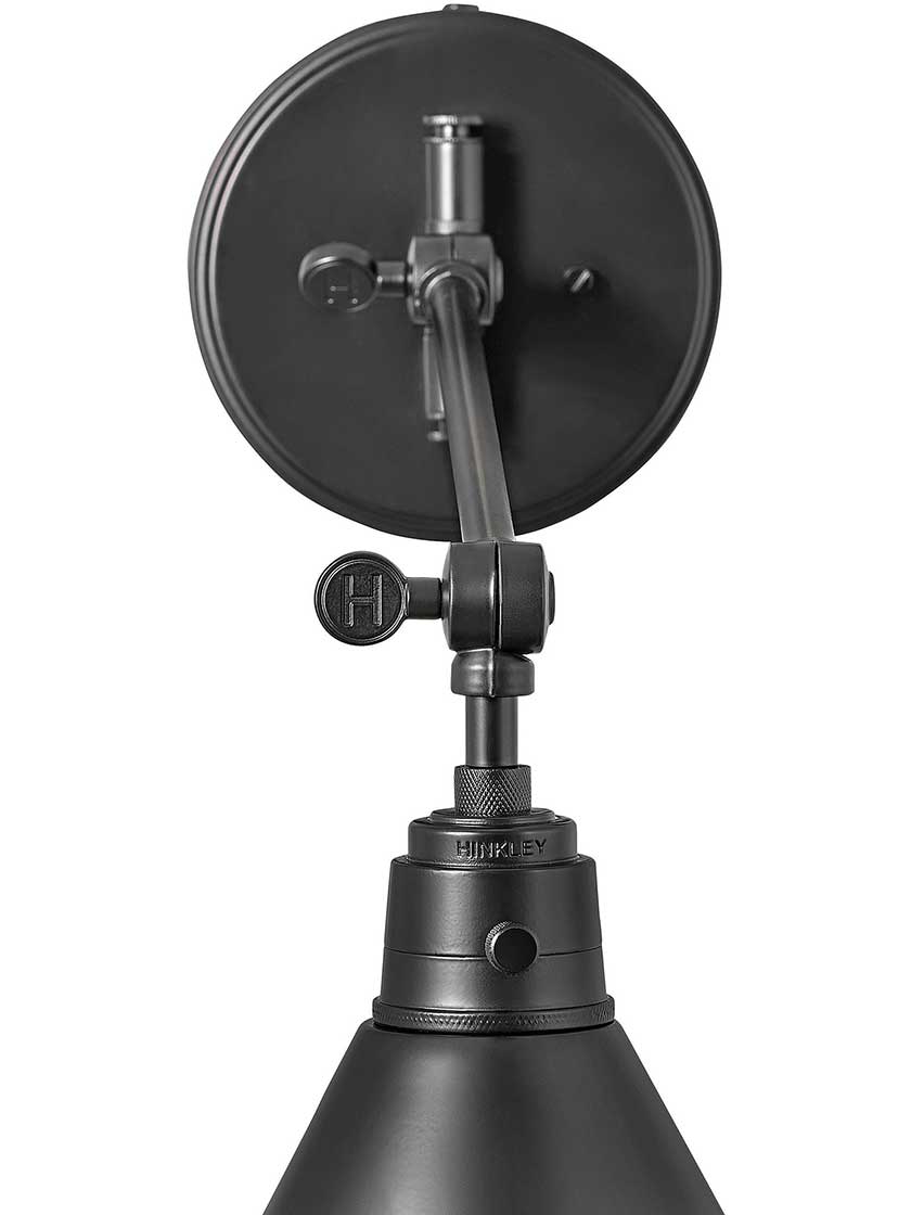 Alternate View of Arti Articulating Arm 1-Light Sconce.