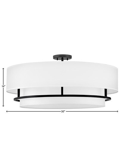 Graham 4 Light Extra Large Convertible Semi-Flush Mount