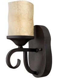 Casa Single Sconce in Olde Black