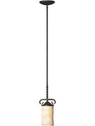 Casa Single Pendant in Olde Black