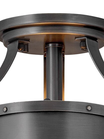 Chance 2 Light Small Semi-Flush Mount