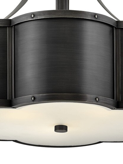 Chance 3 Light Medium Semi-Flush Mount