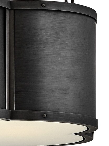 Chance 3 Light Small Drum Chandelier