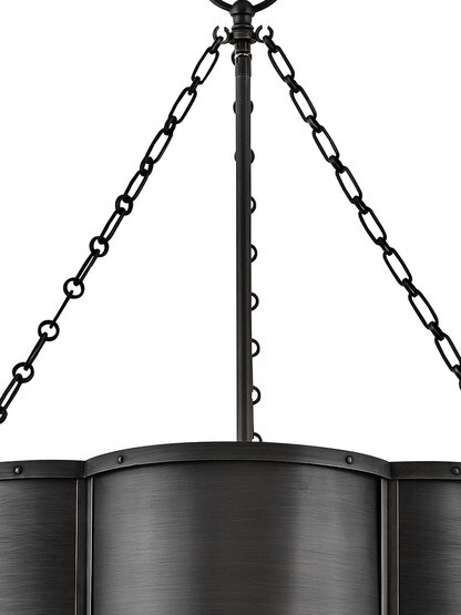 Chance 3 Light Small Drum Chandelier