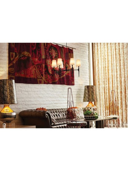 Alternate View of Beaumont 6-Light Chandelier.