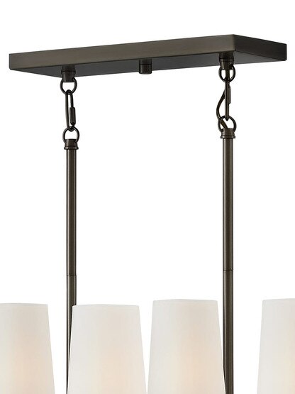 Lewis 10 Light Linear Kitchen Island Chandelier